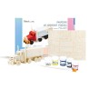 Wooden Truck DIY Puzzle with Paint Kit